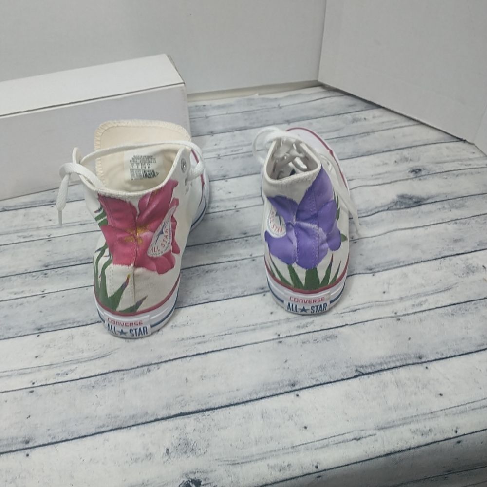 Women's Converse All Star Chuck Taylor Floral Designer Size 7 - Picture 3 of 9